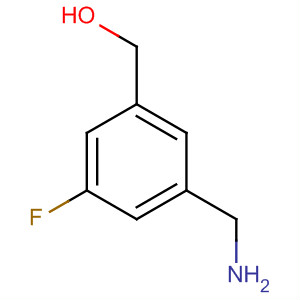 Benzenemethanol, 3-(aminomethyl)-5-fluoro-(9ci) Structure,643087-32-5Structure