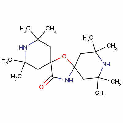 2,2,4,4,10,10,12,12-Octamethyl-7-oxa-3,11,14-triazadispiro[5.1.5.2]pentadecan-15-one Structure,64338-17-6Structure