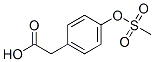 4-[(Methylsulfonyl)oxy]-benzeneacetic acid Structure,64369-79-5Structure