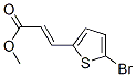 3-(5-Bromo-thiophen-2-yl)-acrylic acid methyl ester Structure,64389-22-6Structure