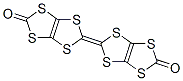 5-(5-氧代[1,3]二硫杂环戊烯并[4,5-d][1,3]二硫醇-2-亚基)[1,3]二硫杂环戊烯并[4,5-d][1,3]二硫醇-2-酮结构式_64394-47-4结构式