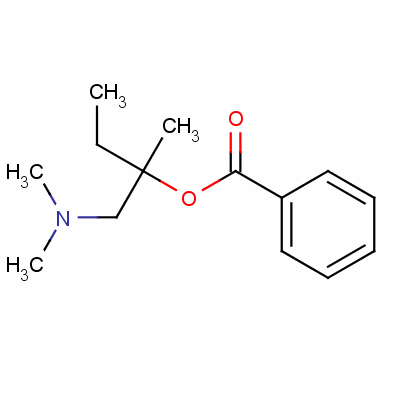 1-[(Dimethylamino)methyl]-1-methylpropyl benzoate Structure,644-26-8Structure