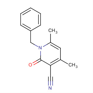 1-Benzyl-4,6-dimethyl-2-oxo-1,2-dihydro-pyridine-3-carbonitrile Structure,64488-19-3Structure