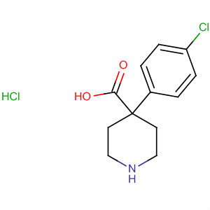 4-(4-Chloro-phenyl)-piperidine-4-carboxylic acid hydrochloride Structure,644981-93-1Structure