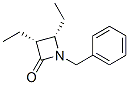 (3r,4s)-(9ci)-3,4-二乙基-1-(苯基甲基)-2-氮杂啶酮结构式_646067-36-9结构式