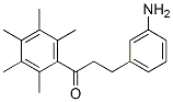 3-(3-氨基苯基)-1-(2,3,4,5,6-戊甲基苯基)-1-丙酮结构式_646506-64-1结构式