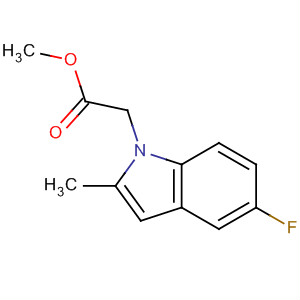 Methyl 2-(5-fluoro-2-methyl-1h-indol-1-yl)acetate Structure,646515-44-8Structure