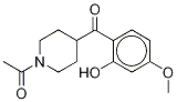 4-(N-acetyl)piperidinyl 2-(5-methoxy)phenol ketone Structure,64671-18-7Structure