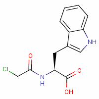 N-chloroacetyl-l-tryptophan Structure,64709-57-5Structure