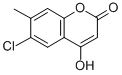 6-Chloro-4-hydroxy-7-methylcoumarin Structure,64729-38-0Structure