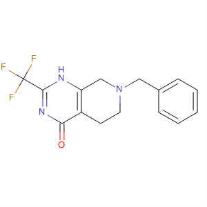 7-Benzyl-2-(trifluoromethyl)-5,6,7,8-tetrahydropyrido[3,4-d]pyrimidin-4-ol Structure,647862-97-3Structure