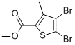 Methyl 4,5-dibromo-3-methylthiophene-2-carboxylate Structure,648412-53-7Structure