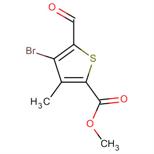 Methyl 4-bromo-5-formyl-3-methylthiophene-2-carboxylate Structure,648412-54-8Structure