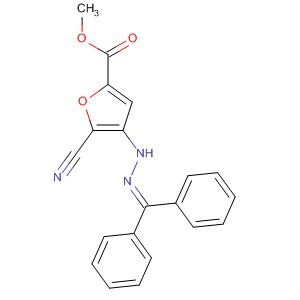 Methyl 4-(2-(diphenylmethylene)hydrazinyl)-5-cyanofuran-2-carboxylate Structure,648412-58-2Structure