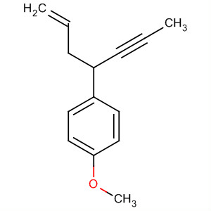 Benzene, 1-methoxy-4-[1-(1-propynyl)-3-butenyl]-(9ci) Structure,648433-40-3Structure