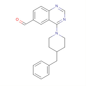 4-(4-Benzylpiperidin-1-yl)quinazoline-6-carbaldehyde Structure,648449-24-5Structure