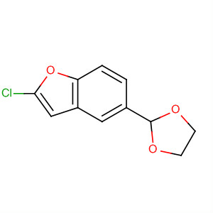 2-Chloro-5-(1,3-dioxolan-2-yl)benzofuran Structure,648449-65-4Structure