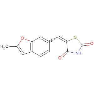 (E)-5-((2-methylbenzofuran-6-yl)methylene)thiazolidine-2,4-dione Structure,648450-70-8Structure