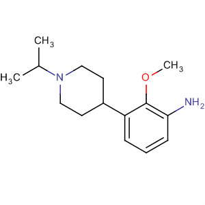 3-(1-异丙基哌啶-4-基)-2-甲氧基苯胺结构式_648901-24-0结构式