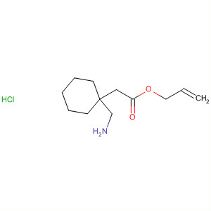 Allyl 2-(1-(aminomethyl)cyclohexyl)acetate hydrochloride Structure,649747-99-9Structure