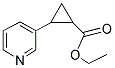 Cyclopropanecarboxylic acid, 2-(3-pyridinyl)-, ethyl ester Structure,649766-32-5Structure