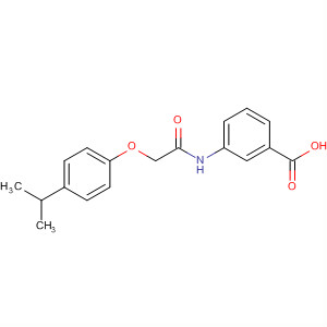 3-(2-(4-Isopropylphenoxy)acetamido)benzoic acid Structure,649773-61-5Structure