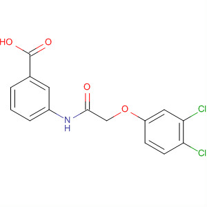 3-[[2-(3,4-Dichlorophenoxy)acetyl]amino]benzoic acid Structure,649773-65-9Structure