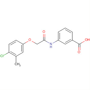 3-(2-(4-Chloro-3-methylphenoxy)acetamido)benzoic acid Structure,649773-74-0Structure