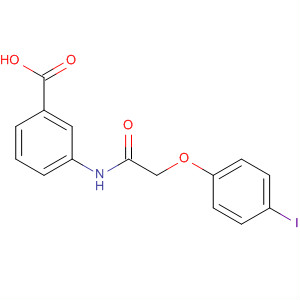 3-(2-(4-碘苯氧基)乙酰氨基)苯甲酸结构式_649773-75-1结构式