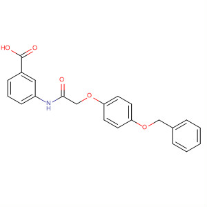 3-(2-(4-(Benzyloxy)phenoxy)acetamido)benzoic acid Structure,649774-06-1Structure