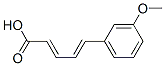 5-(3-Methoxy-phenyl)-penta-2,4-dienoic acid Structure,6500-63-6Structure