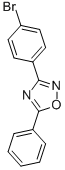 3-(4-Bromophenyl)-5-phenyl-1,2,4-oxadiazole Structure,65004-19-5Structure