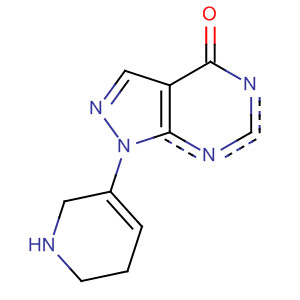 1,5-二氢-1-(3-吡啶)-4H-吡唑并[3,4-d]嘧啶-4-酮结构式_650638-18-9结构式