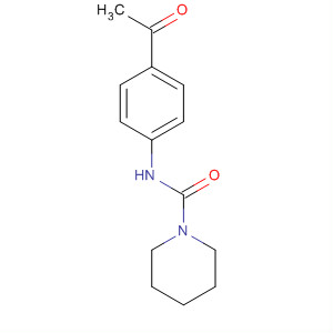 (9ci)-n-(4-乙酰基苯基)-1-哌啶羧酰胺结构式_651053-02-0结构式