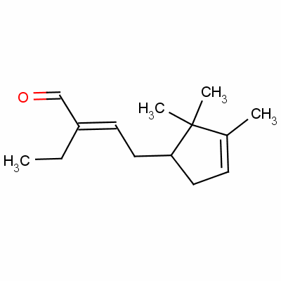 2-Ethyl-4-(2,2,3-trimethyl-3-cyclopenten-1-yl)-2-butenal Structure,65114-02-5Structure