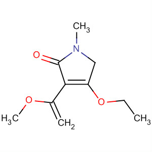 (9ci)-4-乙氧基-1,5-二氢-3-(1-甲氧基乙烯)-1-甲基-2H-吡咯-2-酮结构式_651322-77-9结构式