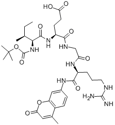 BOC-Ile-Glu-Gly-Arg-AMC Structure,65147-06-0Structure