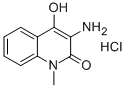 3-氨基-4-羟基-1-甲基喹啉-2(1H)-酮盐酸盐结构式_65161-70-8结构式