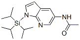 N-[1-[三(1-甲基乙基)甲硅烷基]-1H-吡咯并[2,3-b]-5-吡啶]-乙酰胺结构式_651744-46-6结构式