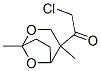 Ethanone, 2-chloro-1-(1,4-dimethyl-2,8-dioxabicyclo[3.2.1]oct-4-yl)-, exo-(9ci) Structure,65251-85-6Structure