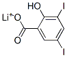 3,5-Diiodosalicylic acid lithium salt Structure,653-14-5Structure