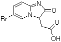 6-Bromo-2,3-dihydro-2-oxoimidazo[1,2-a]pyridine-3-acetic acid Structure,653599-23-6Structure