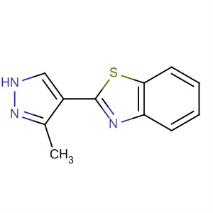 Benzothiazole, 2-(3-methyl-1h-pyrazol-4-yl)-(9ci)Structure,654064-97-8Structure Benzothiazole, 2-(3-methyl-1h-pyrazol-4-yl)-(9ci) Structure,654064-97-8Structure