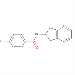 Benzamide, n-(6,7-dihydro-5h-cyclopenta[b]pyridin-6-yl)-4-fluoro-(9ci) Structure,654676-68-3Structure