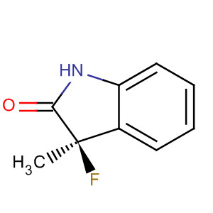 2H-indol-2-one,3-fluoro-1,3-dihydro-3-methyl-,(3r)-(9ci) Structure,655224-18-3Structure