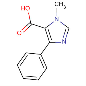 1-Methyl-4-phenyl-1h-imidazol-5-carboxylic acid Structure,655253-58-0Structure