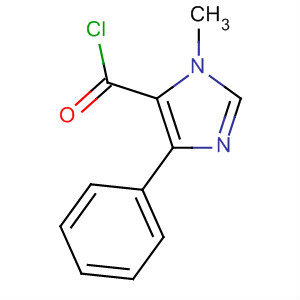 1-Methyl-4-phenyl-1h-imidazol-5-carbonyl chloride Structure,655253-59-1Structure