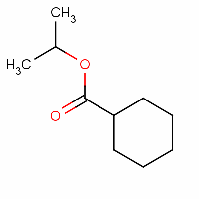 Isopropyl cyclohexanecarboxylate Structure,6553-80-6Structure