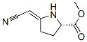 (e)-(9ci)-5-(氰基亚甲基)-脯氨酸甲酯结构式_65571-73-5结构式