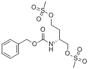 (R)-2-(苄氧基羰基氨基)-1,4-二甲烷磺酰氧基丁烷结构式_655785-24-3结构式